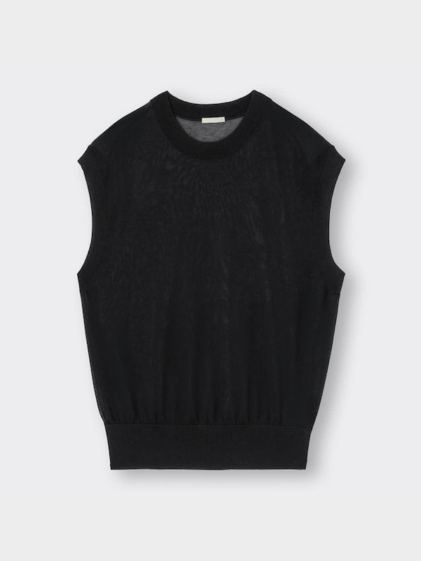 シアーセーター(ノースリーブ)+E