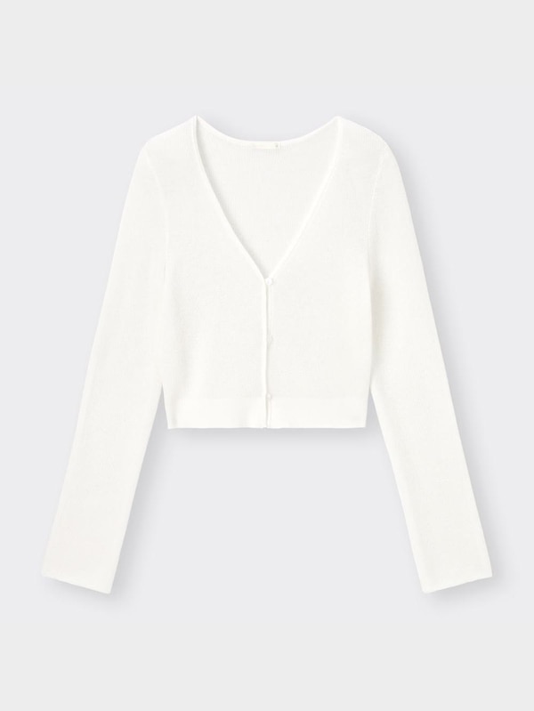 シアークロップドカーディガン(長袖)YT