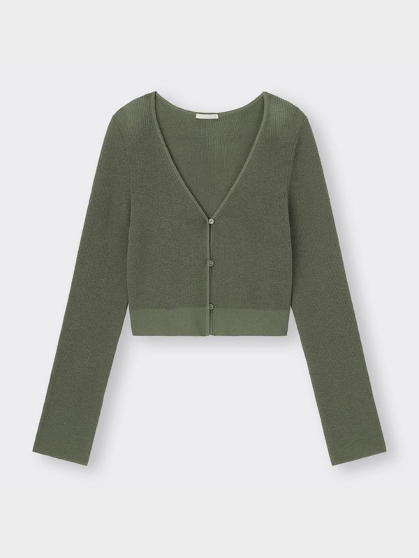 シアークロップドカーディガン(長袖)YT