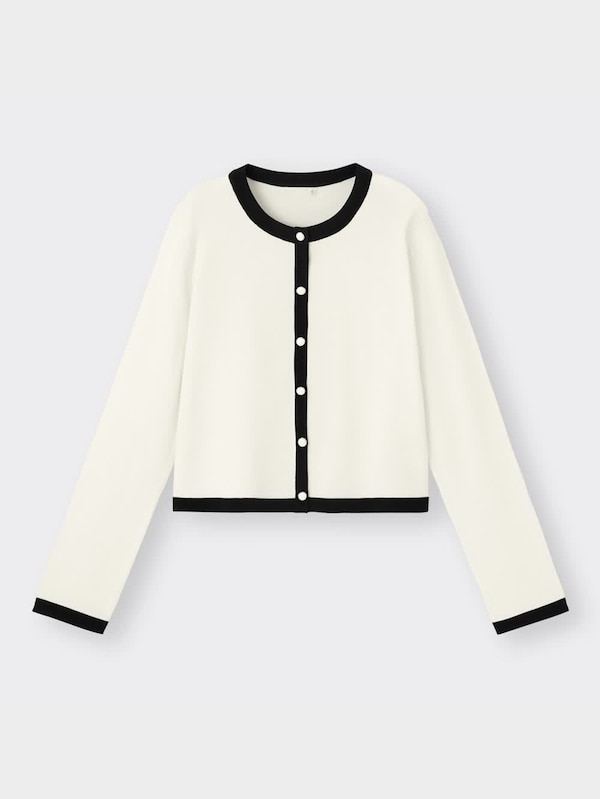 UVカットバイカラーカーディガン(長袖)OSB+EC