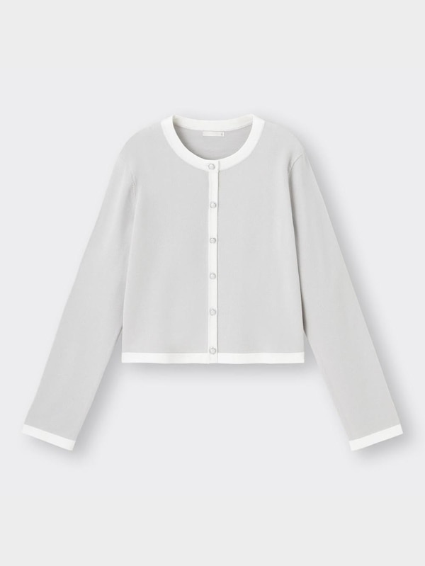 UVカットバイカラーカーディガン(長袖)OSB+EC