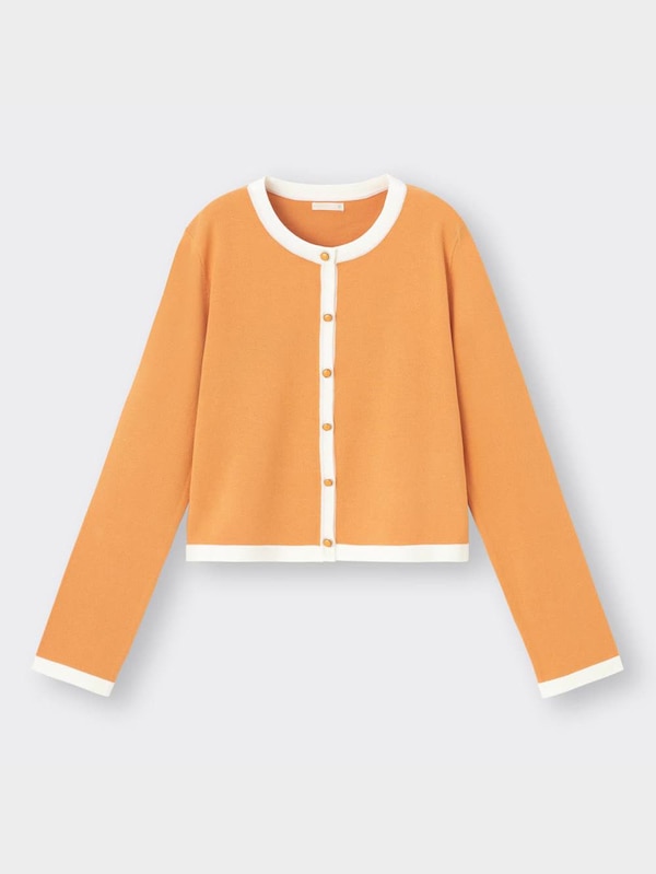 UVカットバイカラーカーディガン(長袖)OSB+EC