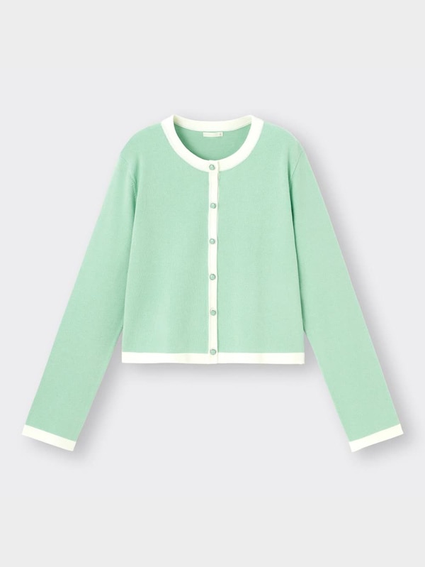 UVカットバイカラーカーディガン(長袖)OSB+EC