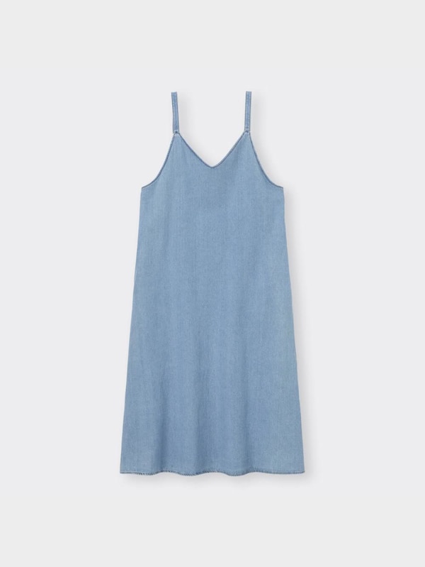 ライトデニムキャミソールワンピースOSB+EC