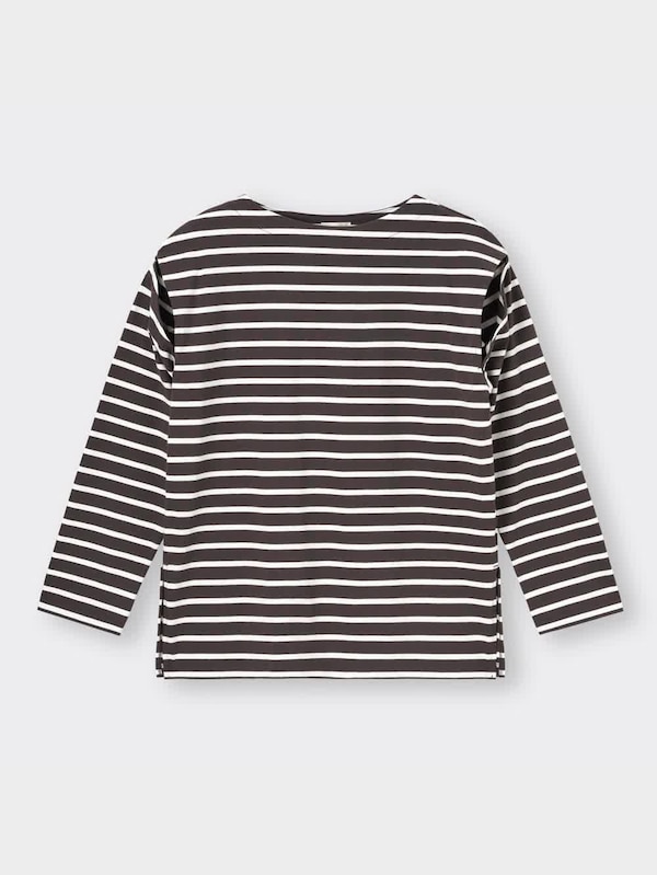 ボーダーカットアウトT(長袖)RS+E