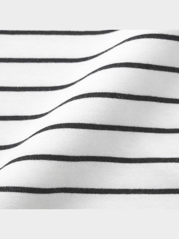 ボーダーバルーンスリーブT(5分袖)+E