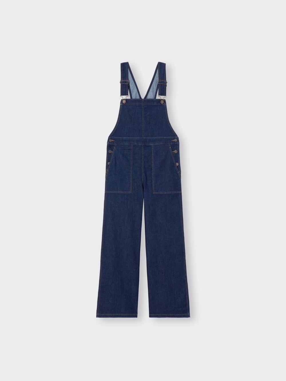 GU公式 | デニムバギーサロペットパンツRS+E