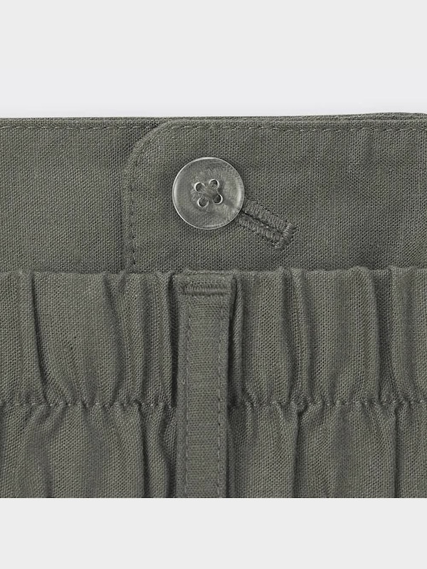 リネンブレンドグルカパンツ+X