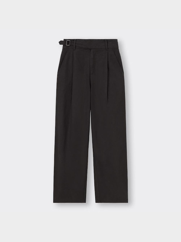 リネンブレンドグルカパンツ+X