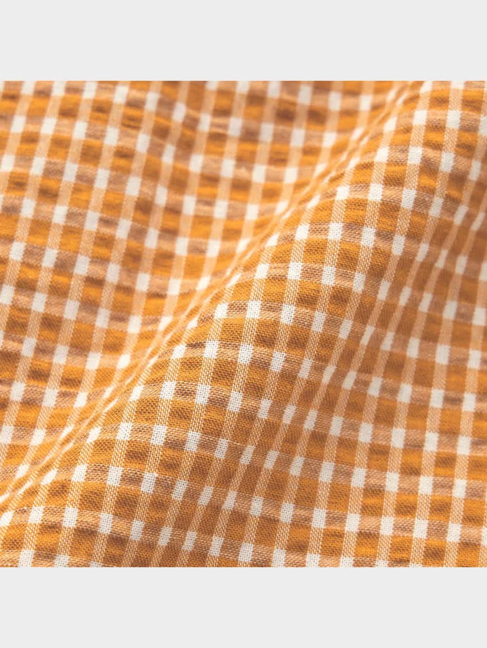 GU公式 | シャーリングチェックスカート+X