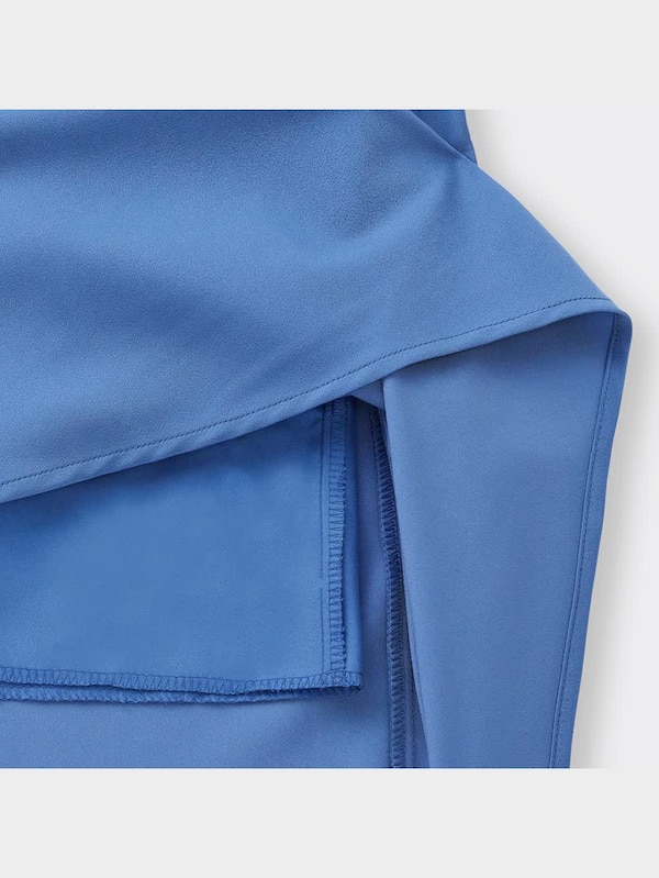 サテンロングスカートQ+E