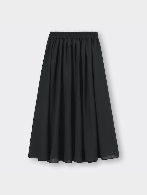 ボリュームフレアロングスカートQ