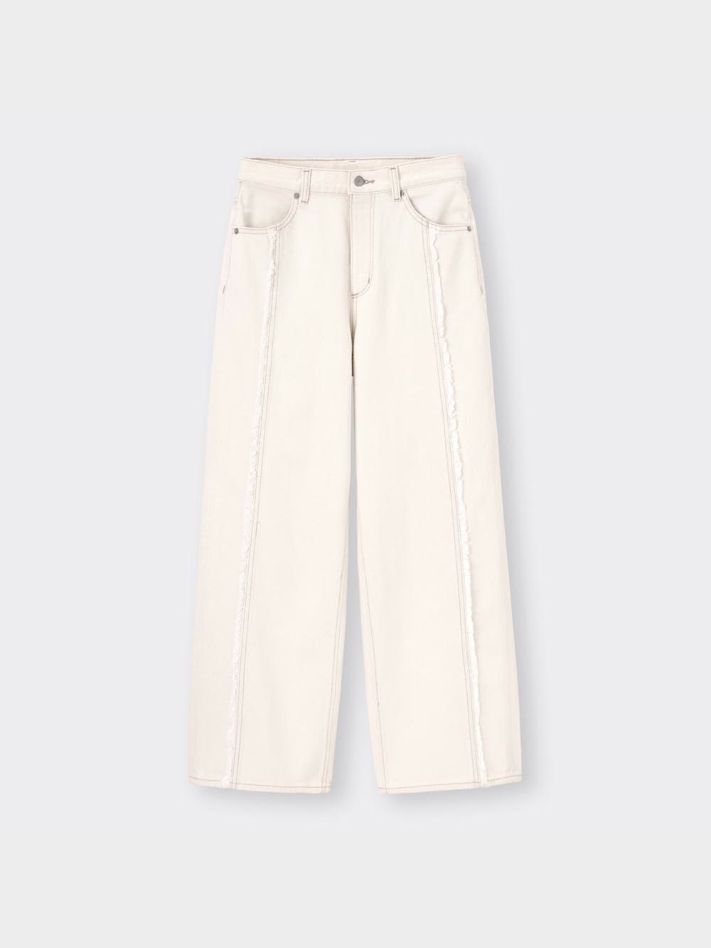 イチ　リピーター割引 GU公式 | フリンジストレートジーンズYT+E