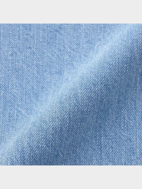 フリンジストレートジーンズYT+E