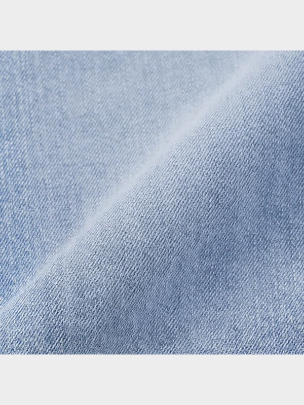 デニムアシンメトリーウエストミディスカートYT+E