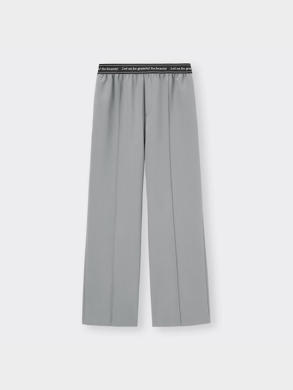 ロゴバンドストレートパンツYT+X