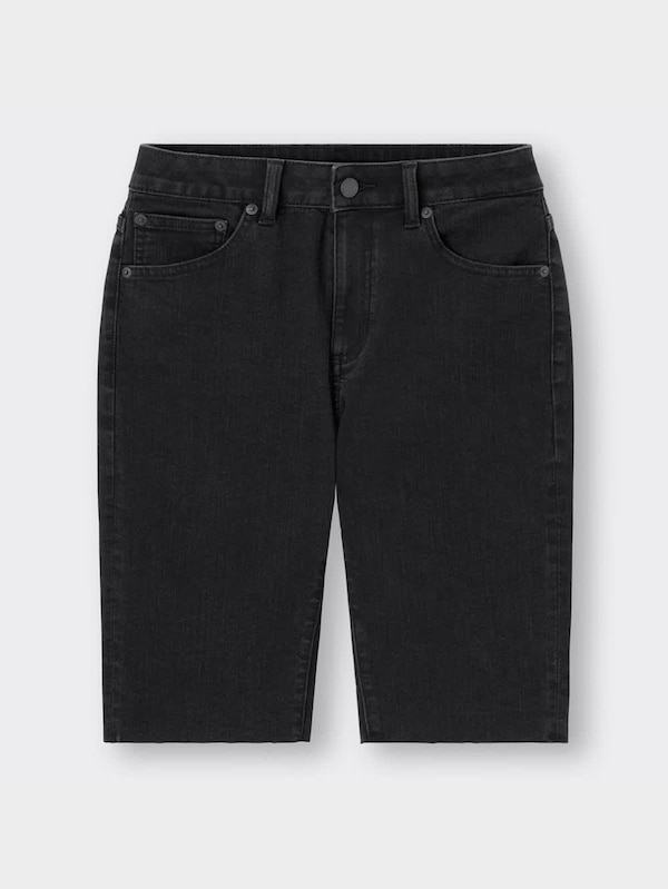 デニムバイカーハーフパンツYT+E