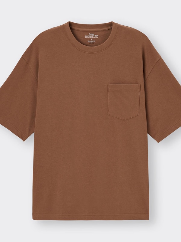 コットンオーバーサイズT(5分袖)