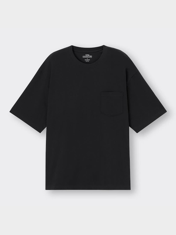 コットンオーバーサイズT(5分袖)