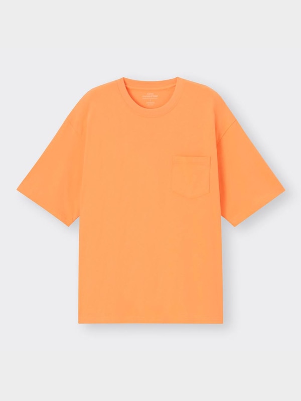 コットンオーバーサイズT(5分袖)