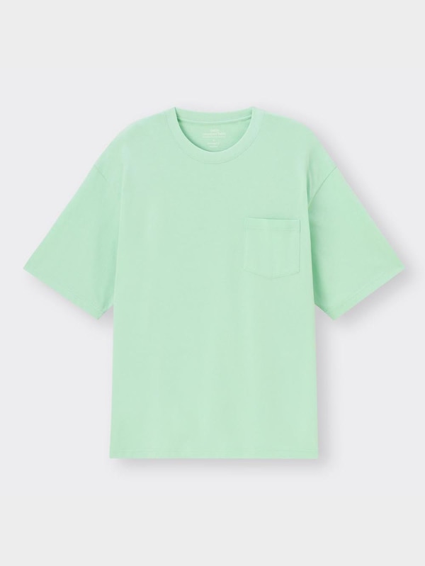 コットンオーバーサイズT(5分袖)