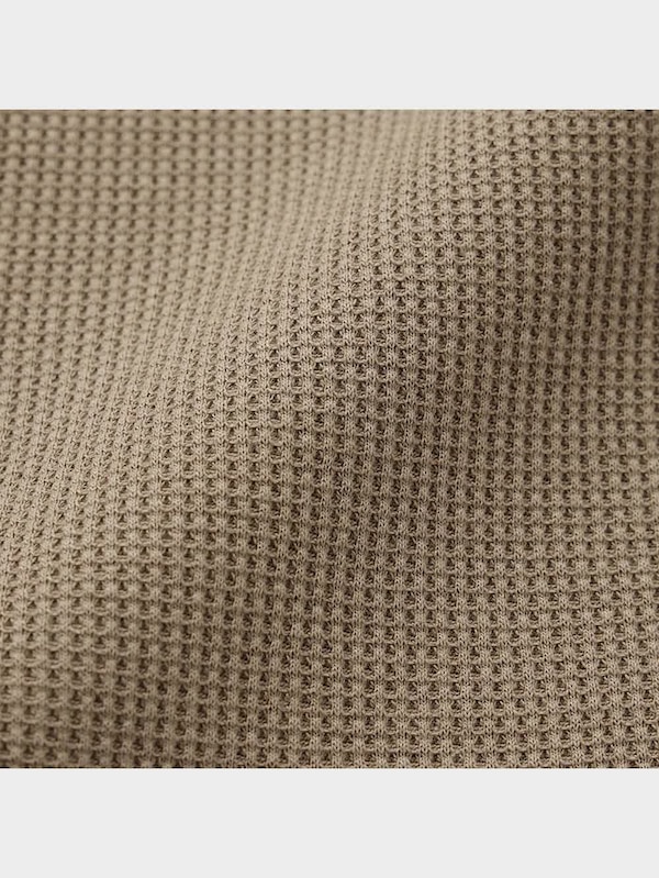 ワッフルT(5分袖)NT+E