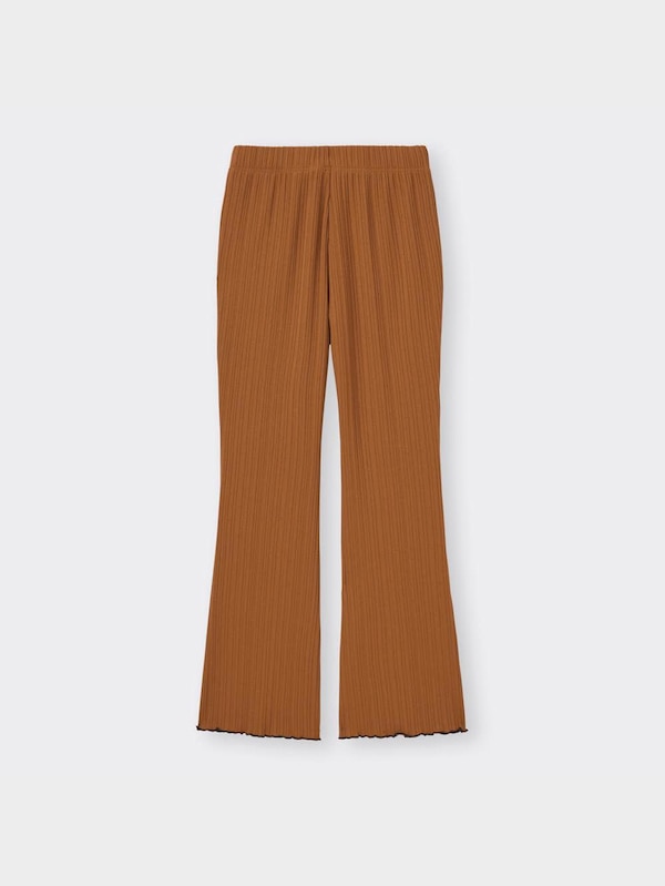 ランダムリブフレアレギンスパンツQ+E