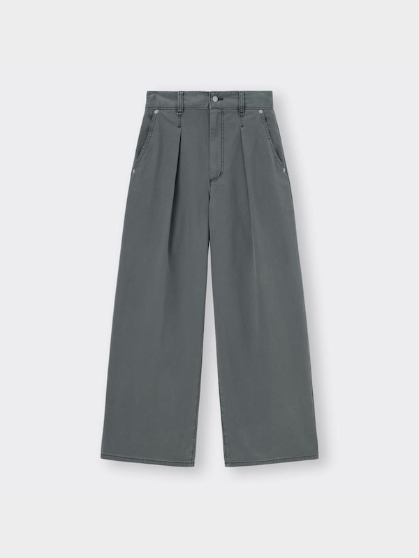 ライトデニムワイドパンツ(丈標準69.0～73.0cm)