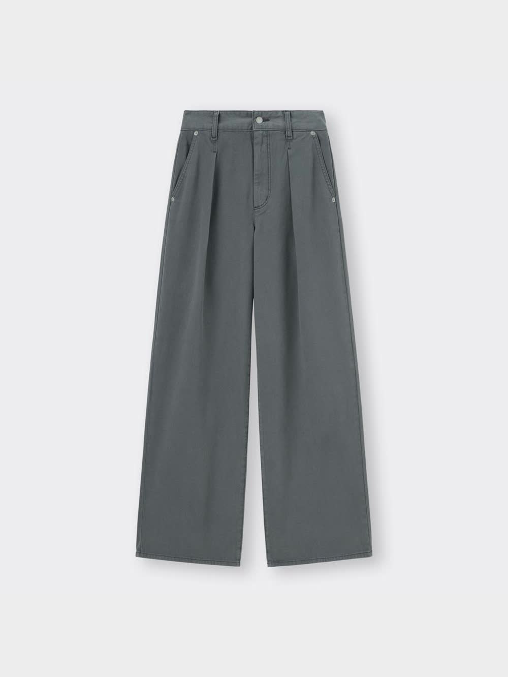 GU公式 | ライトデニムワイドパンツ+EC(丈長め79.0cm)