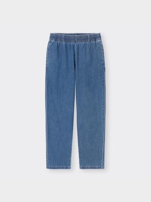 デニムシェフパンツ+EC(丈長め76.0cm)