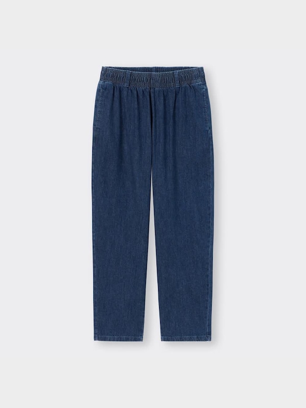 デニムシェフパンツ+EC(丈長め76.0cm)