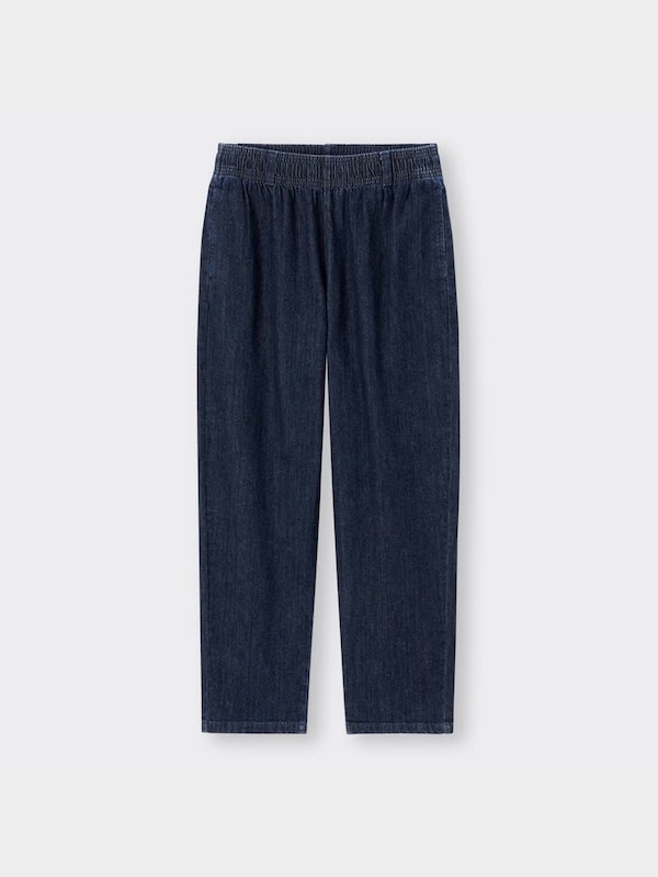 デニムシェフパンツ+EC(丈長め76.0cm)