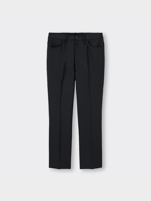 センタープレスストレートパンツ+EC(丈長め78.0cm)(セットアップ可能)