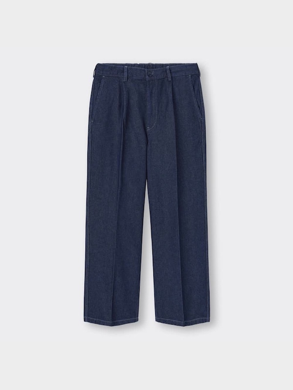 デニムバギースラックス+EC(丈長め77.0cm)(セットアップ可能)