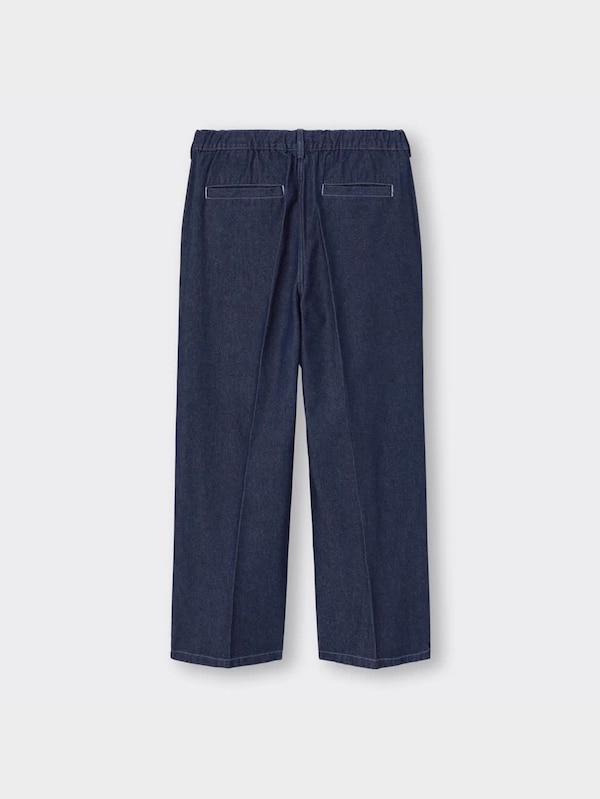 デニムバギースラックス+EC(丈長め77.0cm)(セットアップ可能)