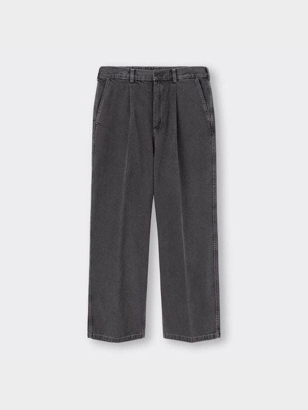 デニムバギースラックス+EC(丈長め77.0cm)(セットアップ可能)