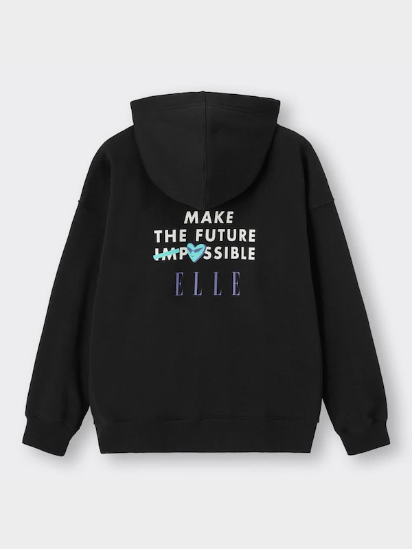 スウェットフルジップパーカ(長袖) ELLE 2