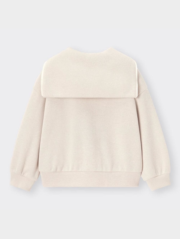 GIRLSハーフジップセーラーカラープルオーバー(長袖)