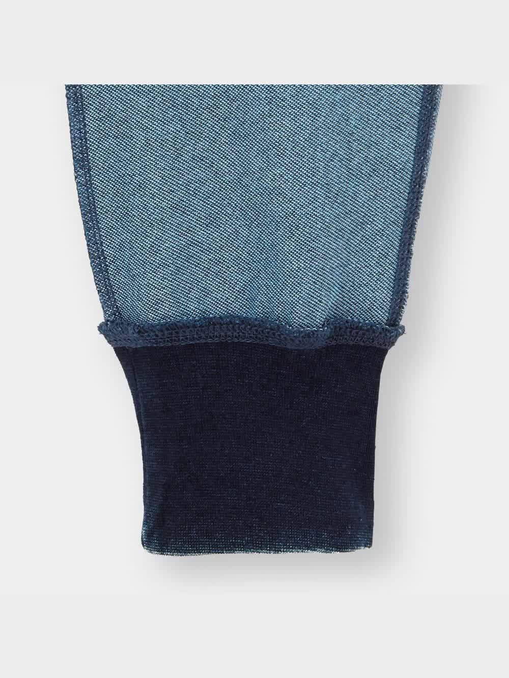 ぷぅみ〜ぃ CAMBIO(カンビオ)】Indigo Sweat Tuck Pants スウェットタック