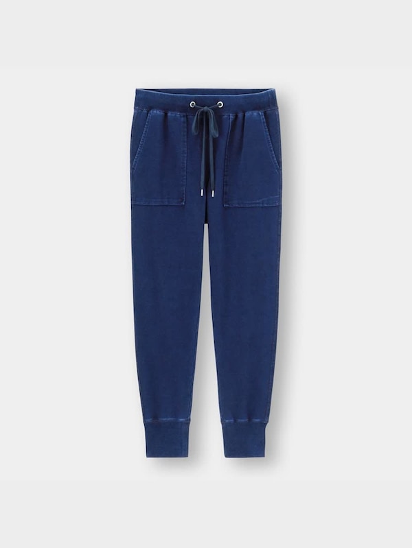 デニムスウェットイージーパンツ+X