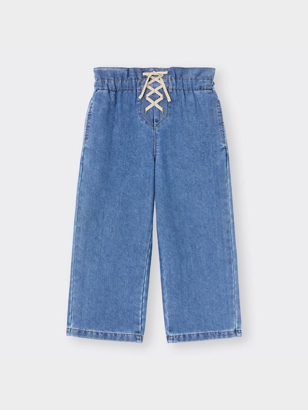 GIRLSヌクヌクデニムプルオンワイドパンツ