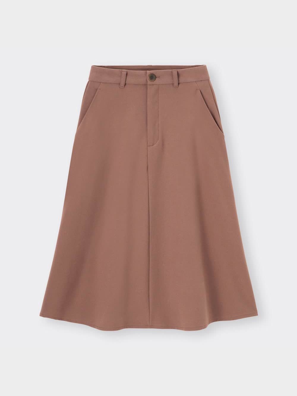 GU公式 | 起毛フレアミディスカートYT+E