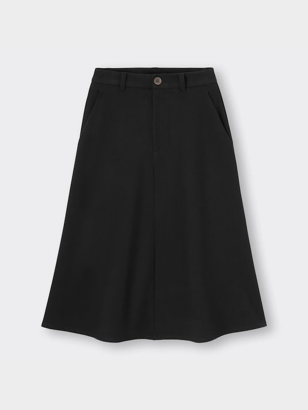 起毛フレアミディスカートYT+E