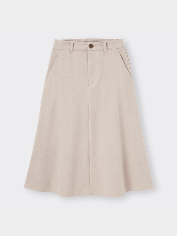 起毛フレアミディスカートYT+E