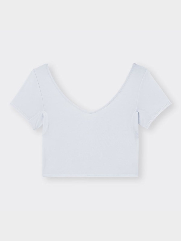 スタイルドライ2WAYクロップドT(半袖)(汗取り付き)+X