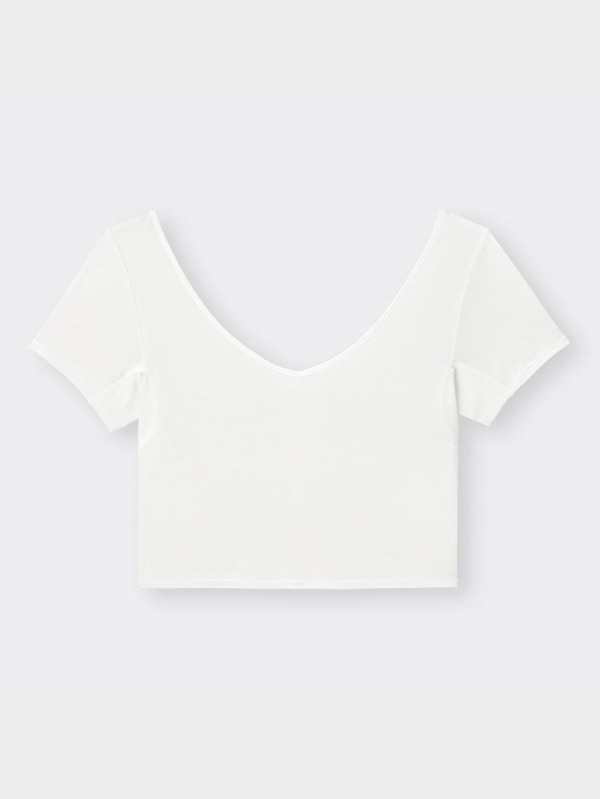 スタイルドライ2WAYクロップドT(半袖)(汗取り付き)+X