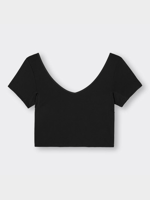 スタイルドライ2WAYクロップドT(半袖)(汗取り付き)+X