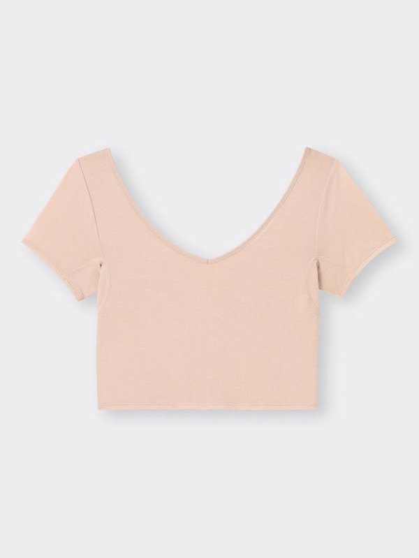 スタイルドライ2WAYクロップドT(半袖)(汗取り付き)+X