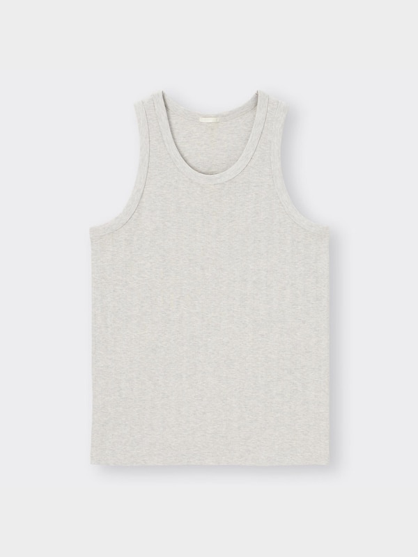 リブタンクトップ