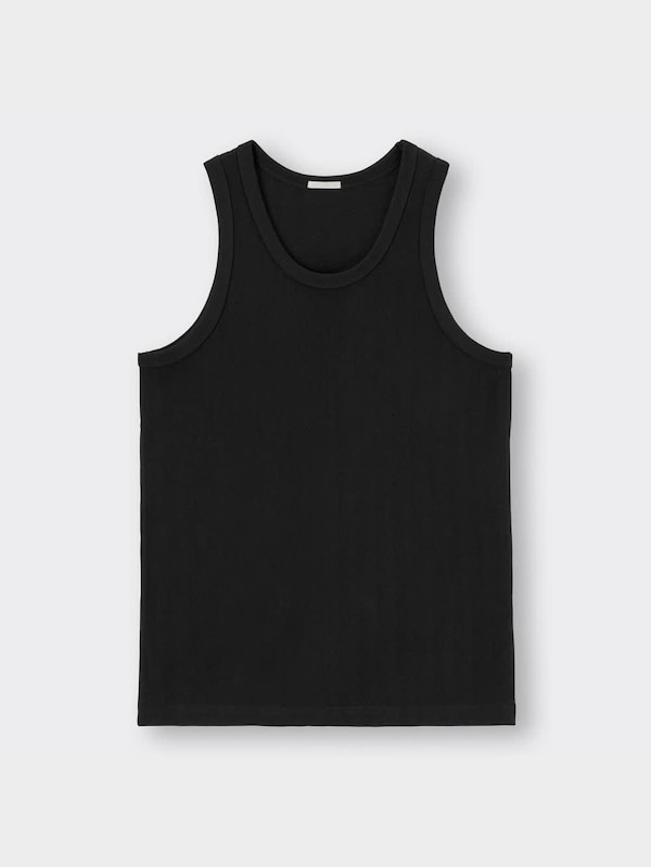 リブタンクトップ